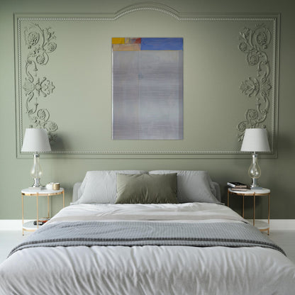 Ocean Park #49 - Richard Diebenkorn Brushed Aluminum Print - 70x100 cm / 28x40 inches | Richard Diebenkorn Aluminum Print | Richard Diebenkorn Prints