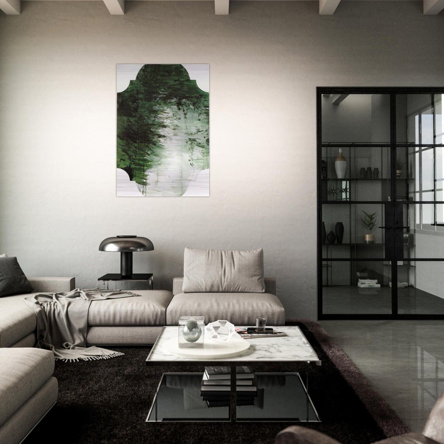 Untitled Part V - Cy Twombly Brushed Aluminum Print - 70x100 cm / 28x40 inches | Cy Twombly Aluminum Print | Cy Twombly Prints