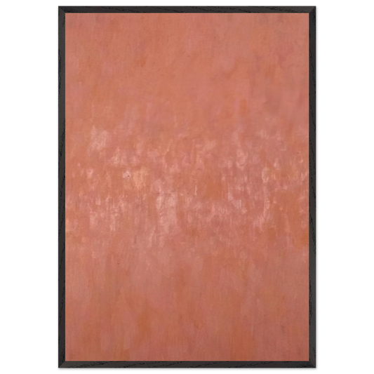 Roman Painting XVIII - Marcia Hafif 70x100 cm / 28x40 inches Framed Art Print – Black Wooden Frame