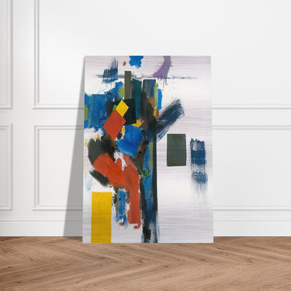 Heraldic Call - Hans Hofmann Brushed Aluminum Print - 70x100 cm / 28x40 inches | Hans Hofmann Aluminum Print | Hans Hofmann Prints