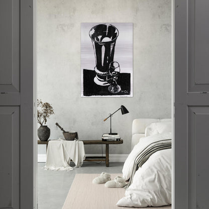 STILL LIFE 1917 - MC Escher Brushed Aluminum Print - 70x100 cm / 28x40 inches | MC Escher Aluminum Print | MC Escher Prints
