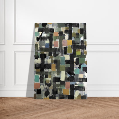 Shapes - 1950 - Bradley Walker Tomlin Brushed Aluminum Print - 70x100 cm / 28x40 inches | Bradley Walker Tomlin Aluminum Print | Bradley Walker Tomlin Prints