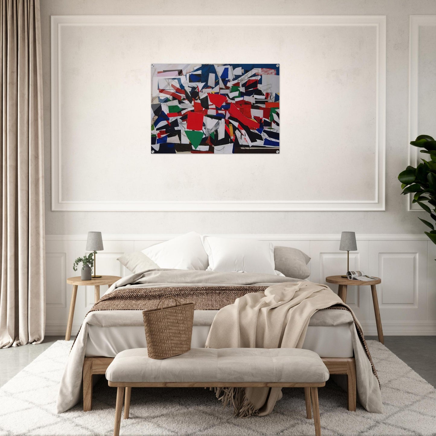 Struggle - 1967 - Robert Goodnough Acrylic Print - 70x100 cm / 28x40″ inches