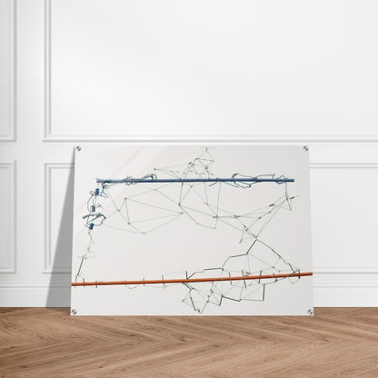 Drawing without Paper 8425 and 8426 - 1984 - Gego Acrylic Print - 70x100 cm / 28x40″ inches