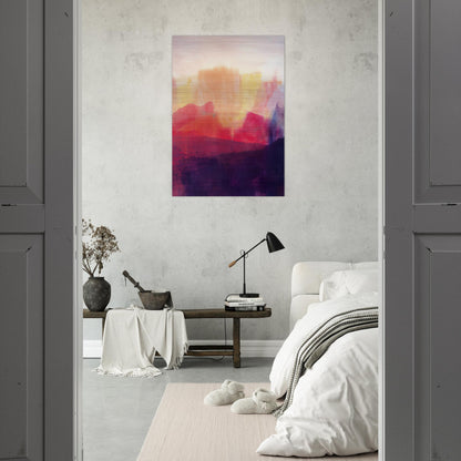 The Source - 1993 - Ronnie Landfield Brushed Aluminum Print - 70x100 cm / 28x40 inches | Ronnie Landfield Aluminum Print | Ronnie Landfield Prints