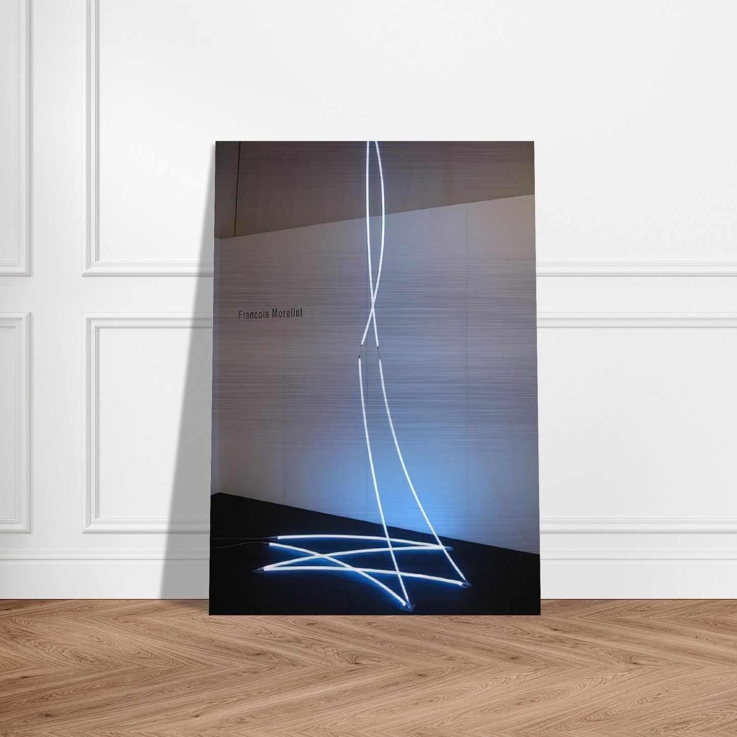 Lamentable Despicable - 2008 - Francois Morellet Brushed Aluminum Print - 70x100 cm / 28x40 inches | Francois Morellet Aluminum Print | Francois Morellet Prints