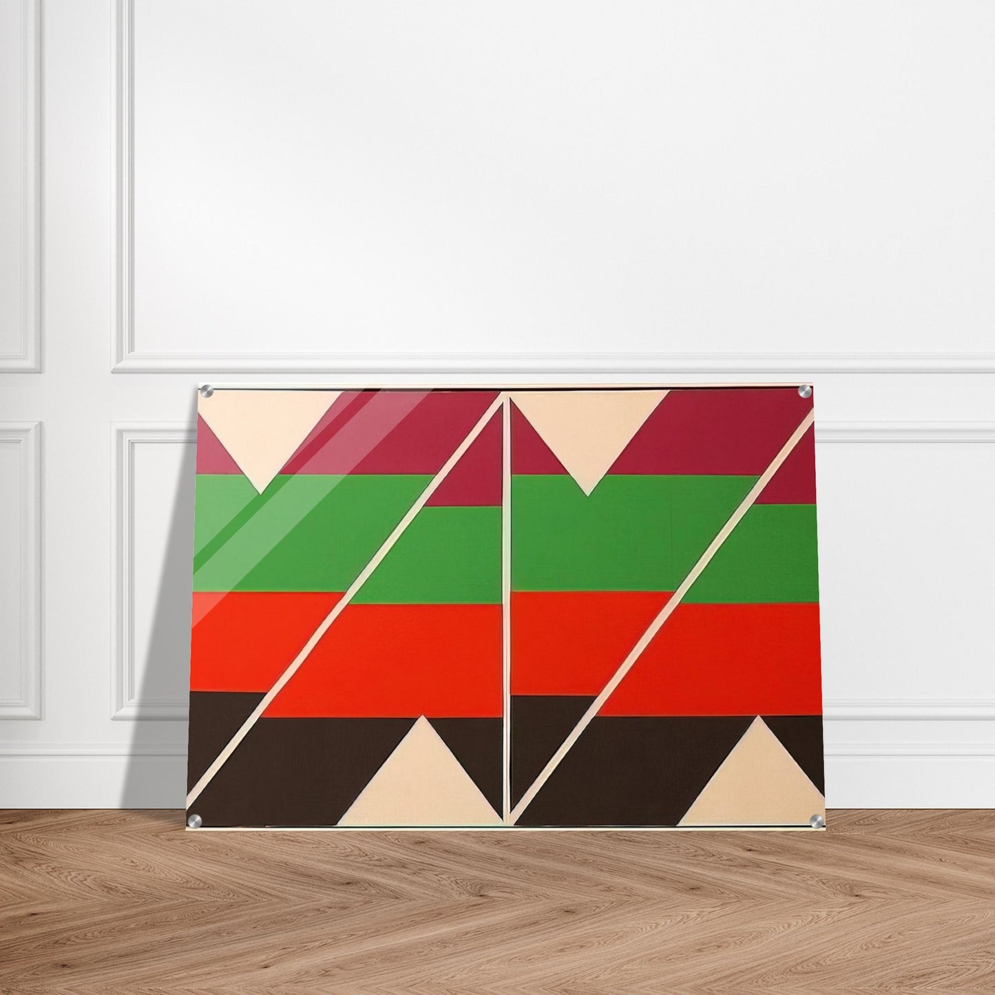 Scissors Jack - 1974 - Larry Zox Acrylic Print - 70x100 cm / 28x40″ inches