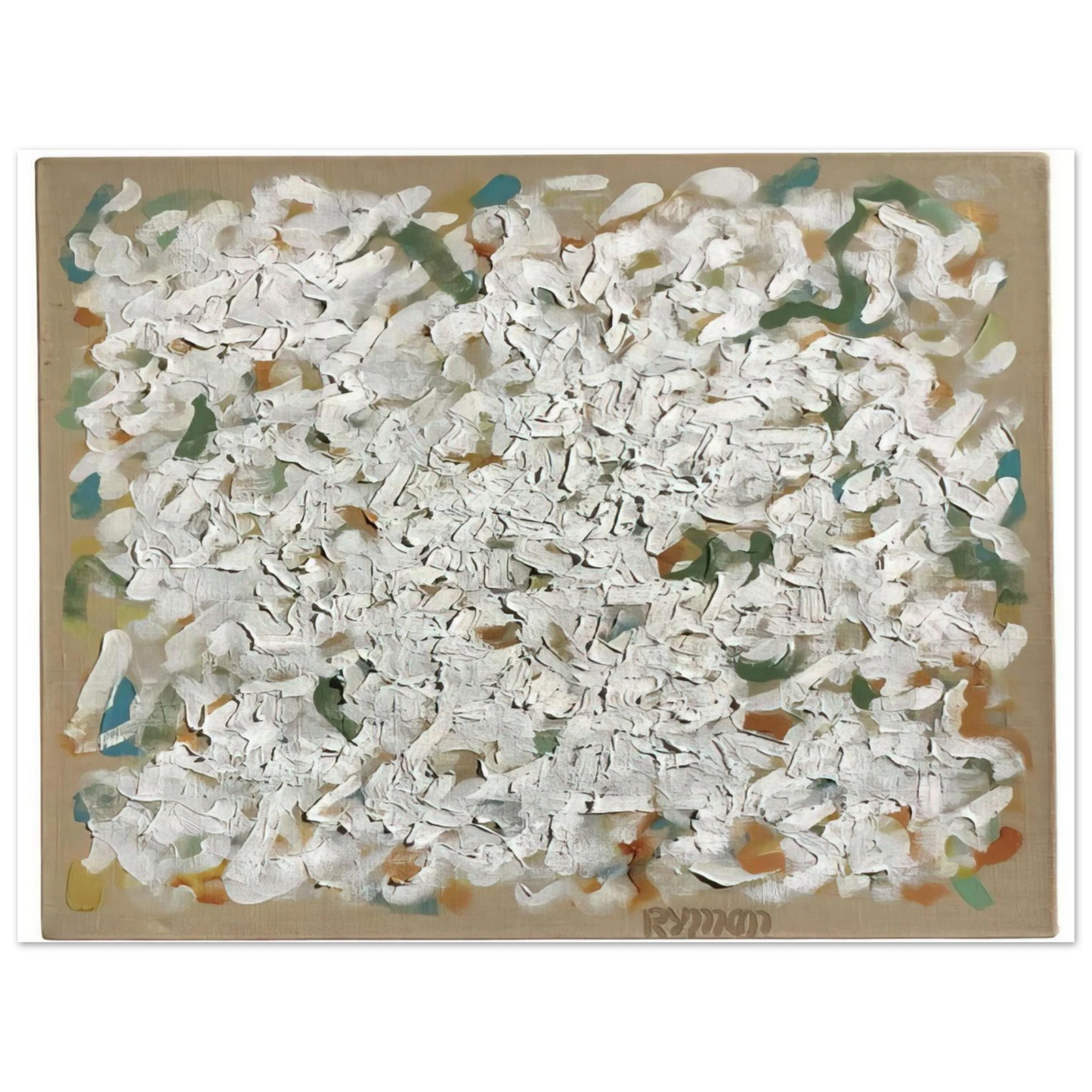Robert Ryman - Untitled - 1963  75x100 cm / 30x40inches Fine Art Poster