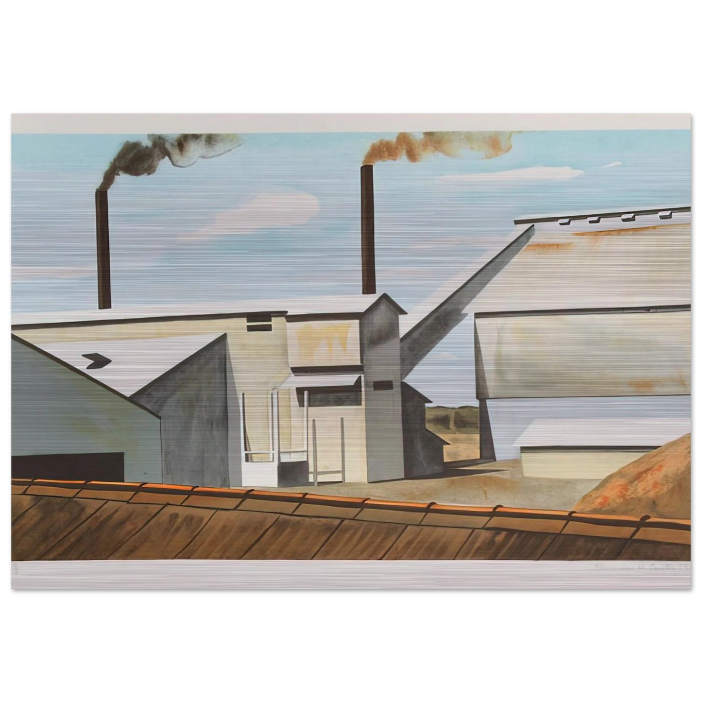 Factory - 1980 - Clarence Holbrook Carter Brushed Aluminum Print - 70x100 cm / 28x40 inches | Clarence Holbrook Carter Aluminum Print | Clarence Holbrook Carter Prints