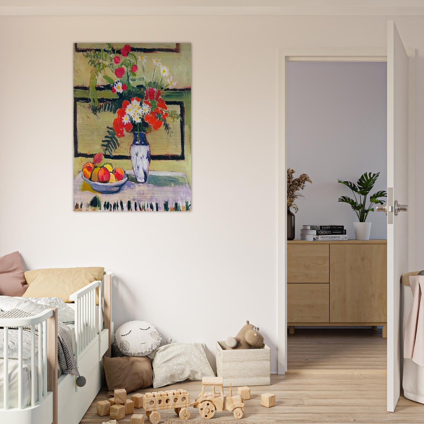 FLOWERS AND FRUIT 1909 - Henri Matisse Brushed Aluminum Print - 70x100 cm / 28x40 inches | Henri Matisse Aluminum Print | Henri Matisse Prints