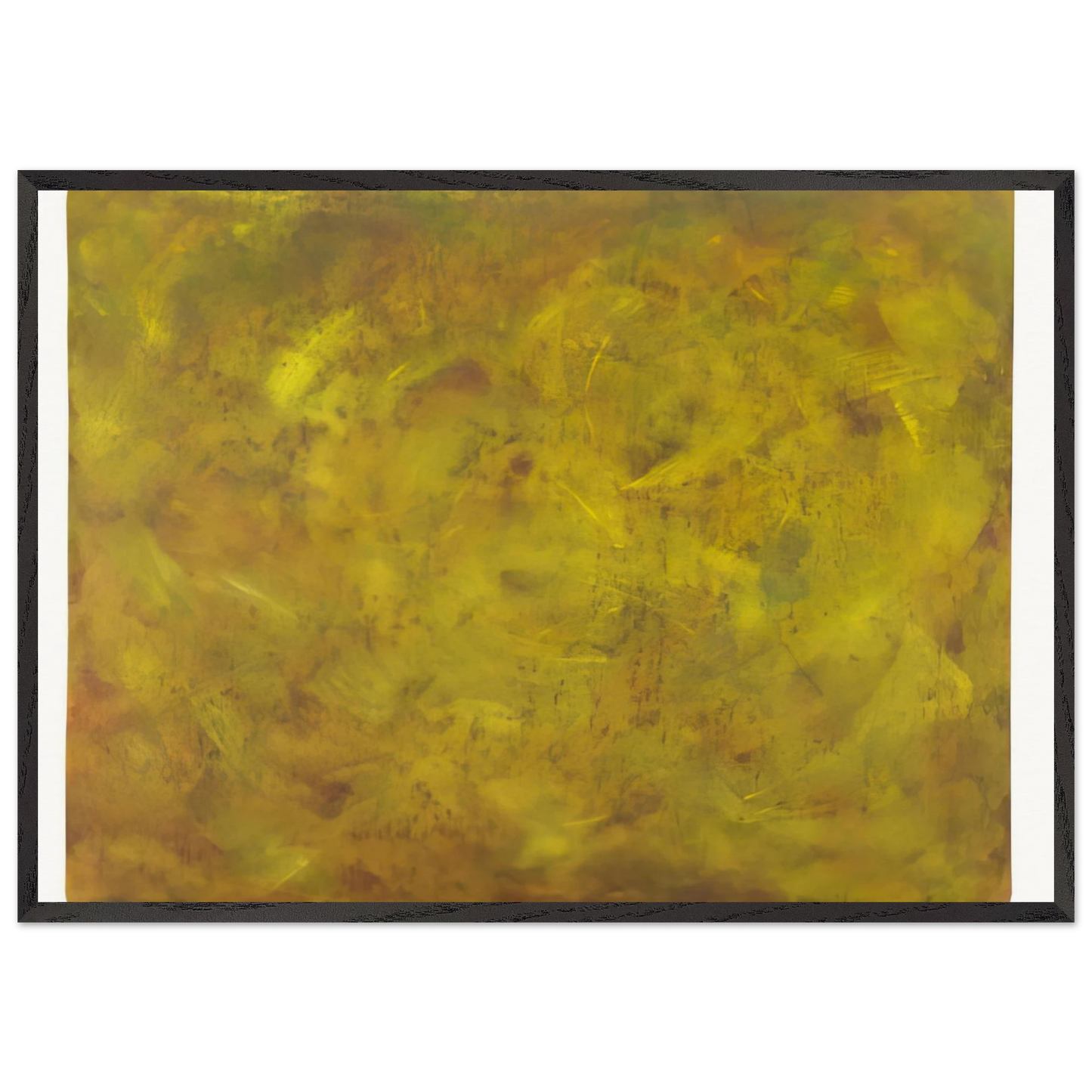 FARBRAUMK RPER 1982 - Gotthard Graubner 70x100 cm / 28x40 inches Framed Art Print – Black Wooden Frame