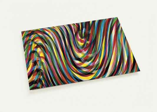 Horizontal Wavy Lines By Sol LeWitt Pack of 10 Post Cards | Sol LeWitt Post Cards | A6 (10.5 x 14.8 cm) - 4.1 x 5.8 inches