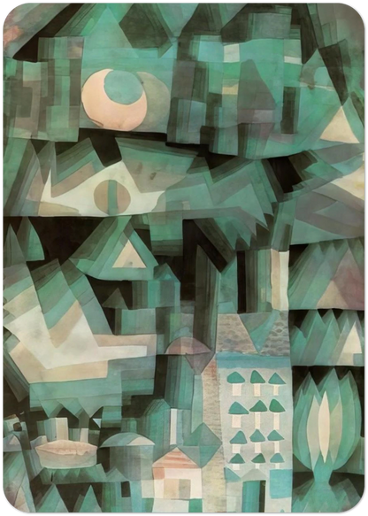 DREAM CITY 1921 By Paul Klee Pack of 10 Post Cards | Paul Klee Post Cards | A6 (10.5 x 14.8 cm) - 4.1 x 5.8 inches