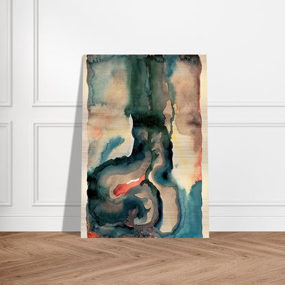 Portrait No. III - Georgia O'Keeffe Brushed Aluminum Print - 70x100 cm / 28x40 inches | Georgia O'Keeffe Aluminum Print | Georgia O'Keeffe Prints