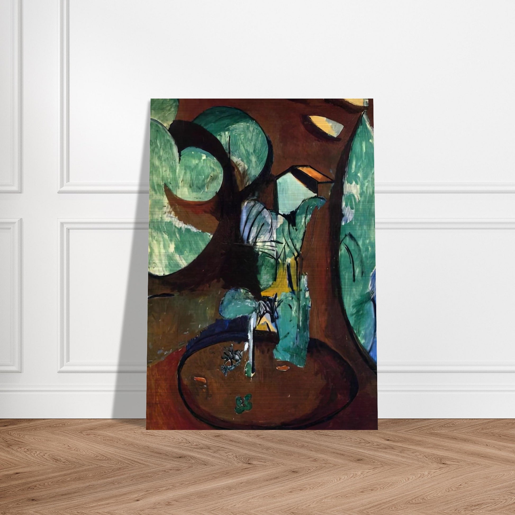 GARDEN AT ISSY - Henri Matisse Brushed Aluminum Print - 70x100 cm / 28x40 inches | Henri Matisse Aluminum Print | Henri Matisse Prints