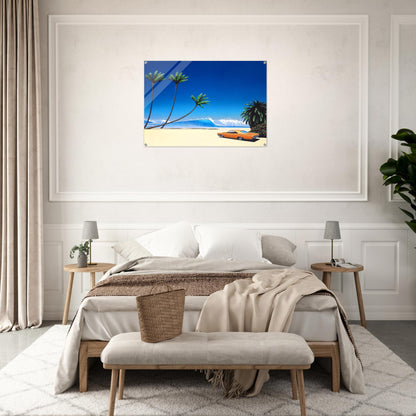 Impender Beach - Hiroshi Nagai Acrylic Print - 70x100 cm / 28x40″ inches