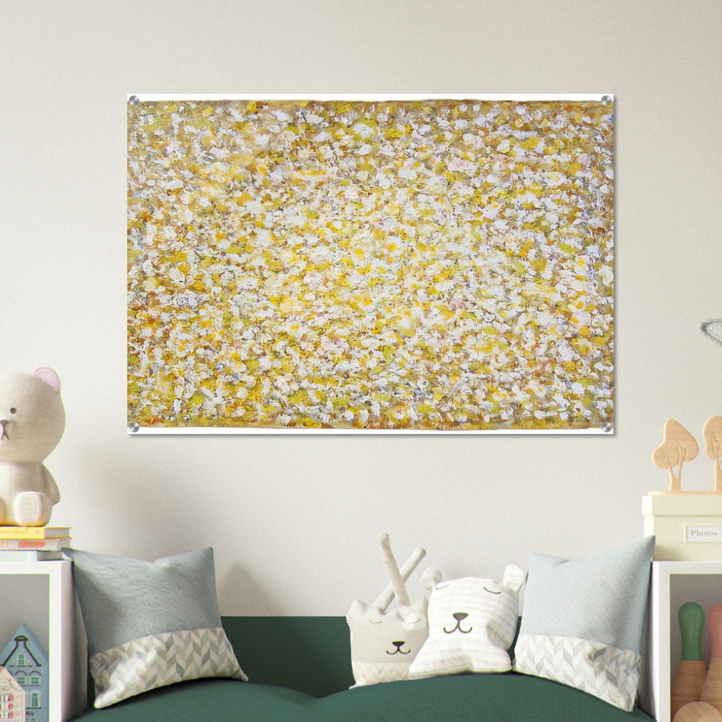 Serpentine Saffron - 1969 - Richard Pousette-Dart Acrylic Print - 70x100 cm / 28x40″ inches