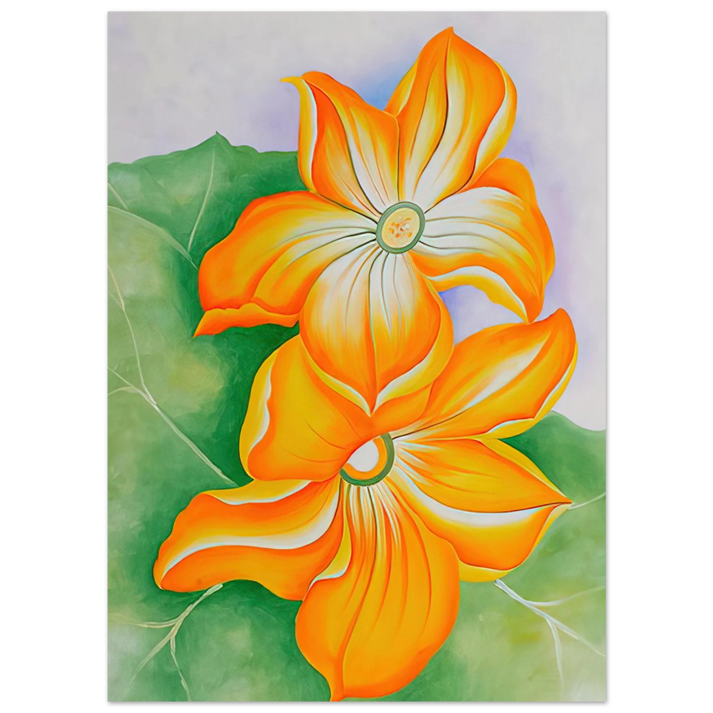 Georgia O'Keeffe - Squash Blossoms Fine Art Poster