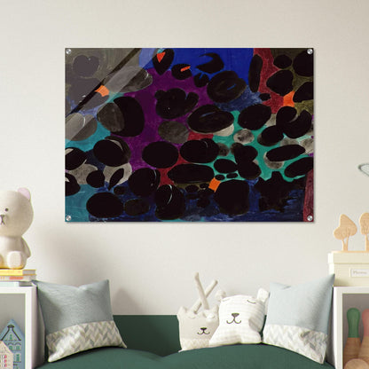 Plumen - 1957 - Johannes Itten Acrylic Print - 70x100 cm / 28x40″ inches | Johannes Itten Wall Art | Johannes Itten Prints