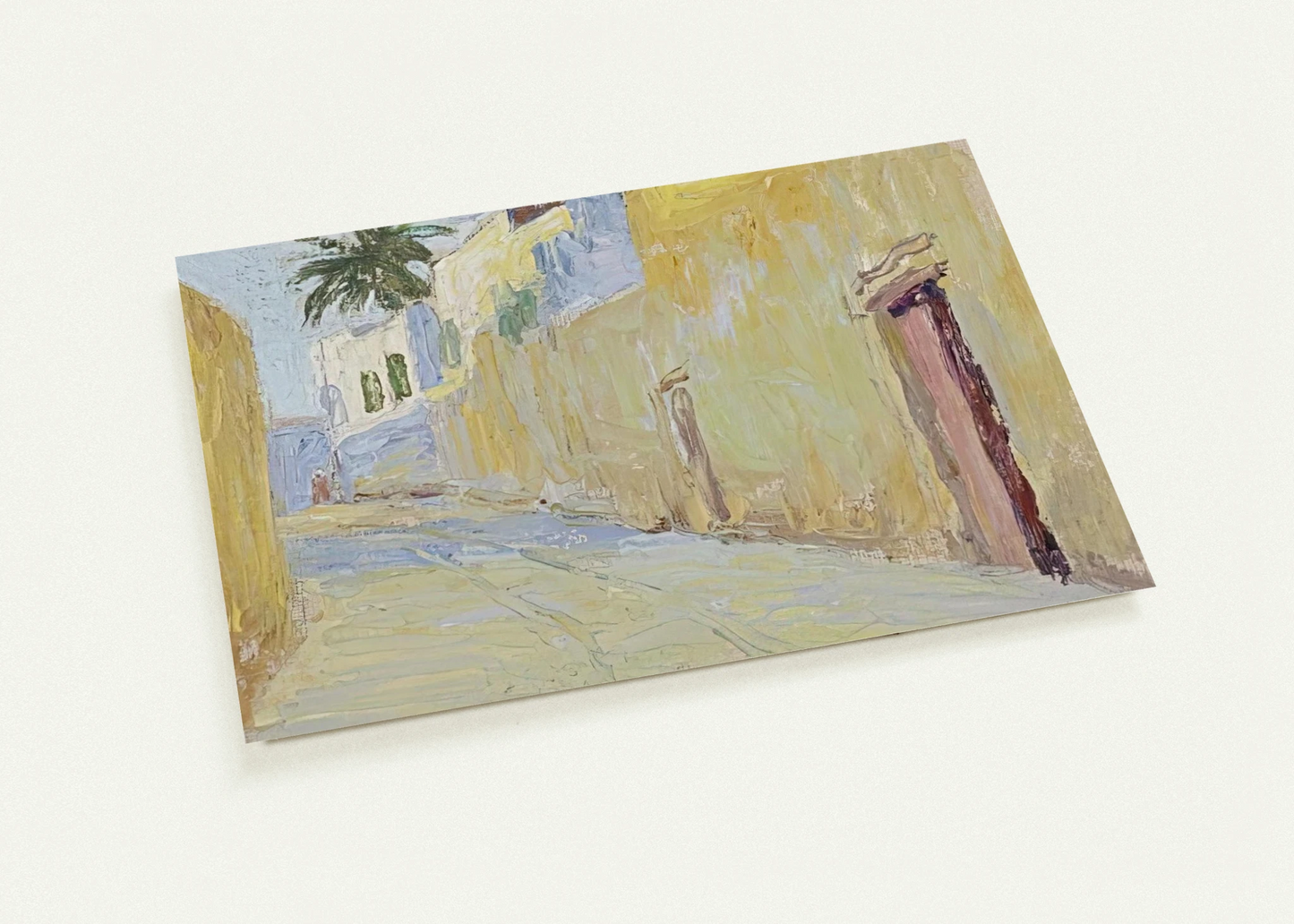 ALLEY IN TUNIS By Gabriele Munter Pack of 10 Post Cards | Gabriele Munter Post Cards | A6 (10.5 x 14.8 cm) - 4.1 x 5.8 inches