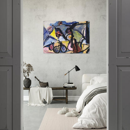 Abstract Still Life - 1950 - Walasse Ting Acrylic Print - 70x100 cm / 28x40″ inches