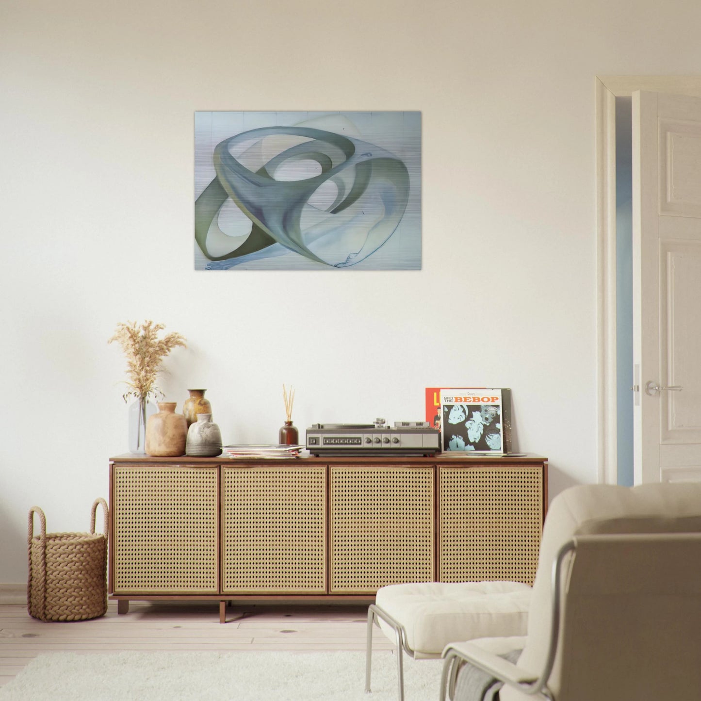 TOPOLOGICAL CONTORTION OF A FEMALE FIGURE - Salvador Dali Brushed Aluminum Print - 70x100 cm / 28x40 inches | Salvador Dali Aluminum Print | Salvador Dali Prints