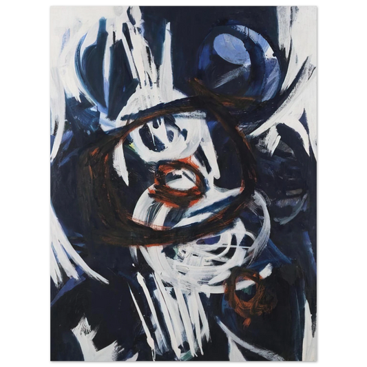 Ernst Wilhelm Nay - Crescendo - 1963  75x100 cm / 30x40inches Fine Art Poster