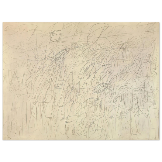 Cy Twombly - Academy  75x100 cm / 30x40inches Fine Art Poster