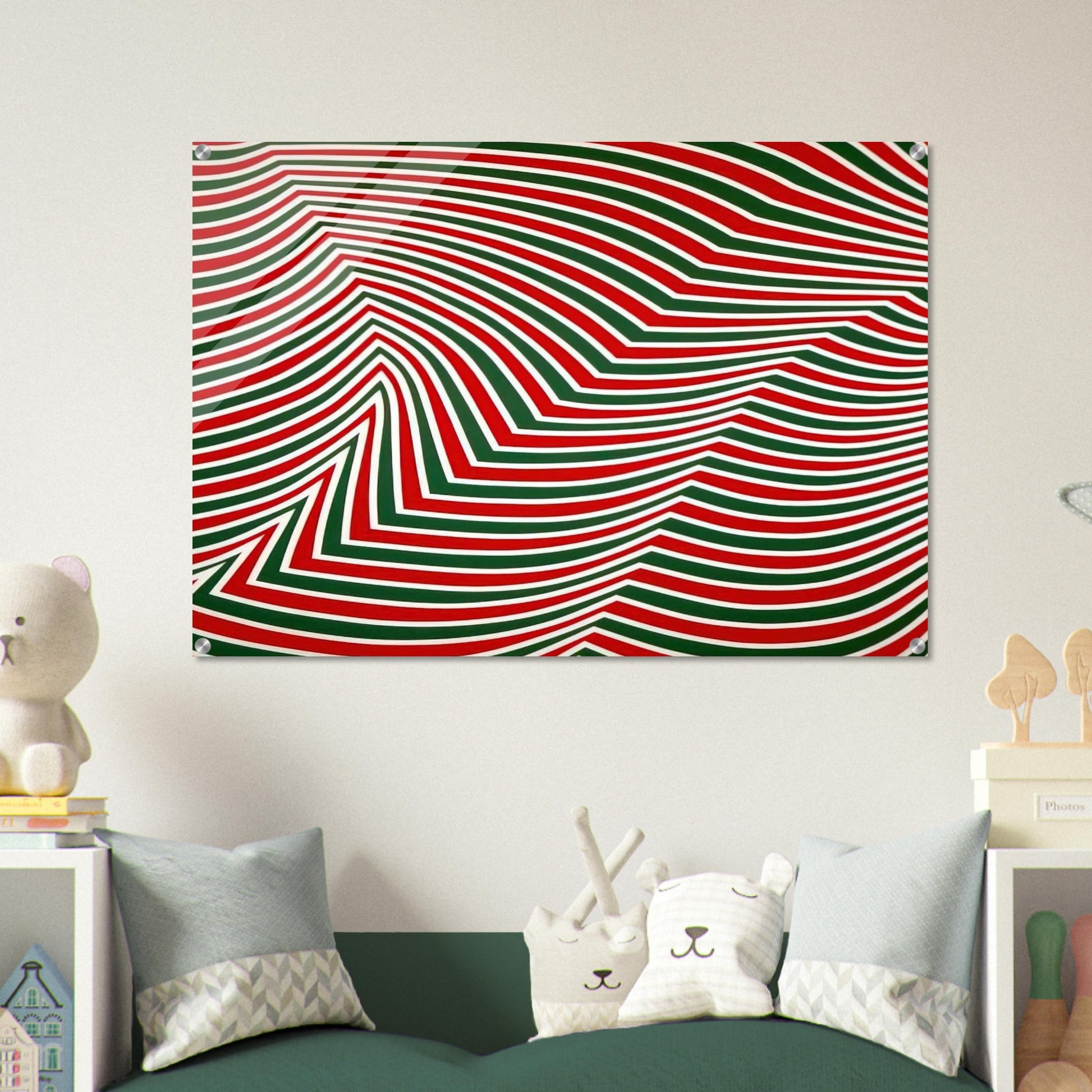 Swirling Retina - Marcel Barbeau Acrylic Print - 70x100 cm / 28x40″ inches