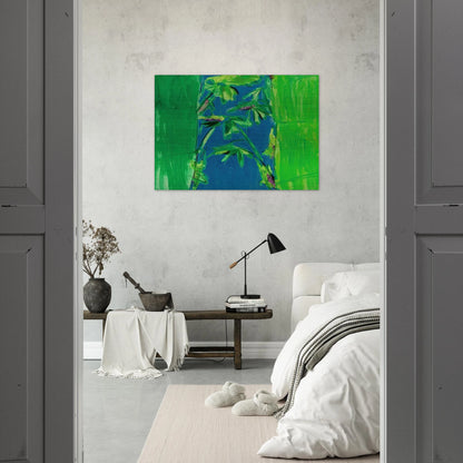 Early Summer - 1980 - Walasse Ting Brushed Aluminum Print - 70x100 cm / 28x40 inches | Walasse Ting Aluminum Print | Walasse Ting Prints