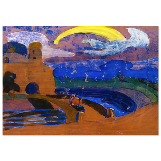 COMET 1900 - Wassily Kandinsky Brushed Aluminum Print - 70x100 cm / 28x40 inches | Wassily Kandinsky Aluminum Print | Wassily Kandinsky Prints