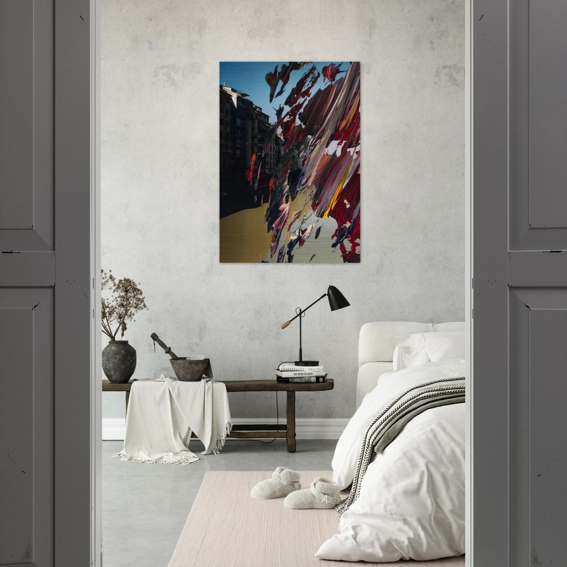 FIRENZE - Gerhard Richter Brushed Aluminum Print - 70x100 cm / 28x40 inches | Gerhard Richter Aluminum Print | Gerhard Richter Prints