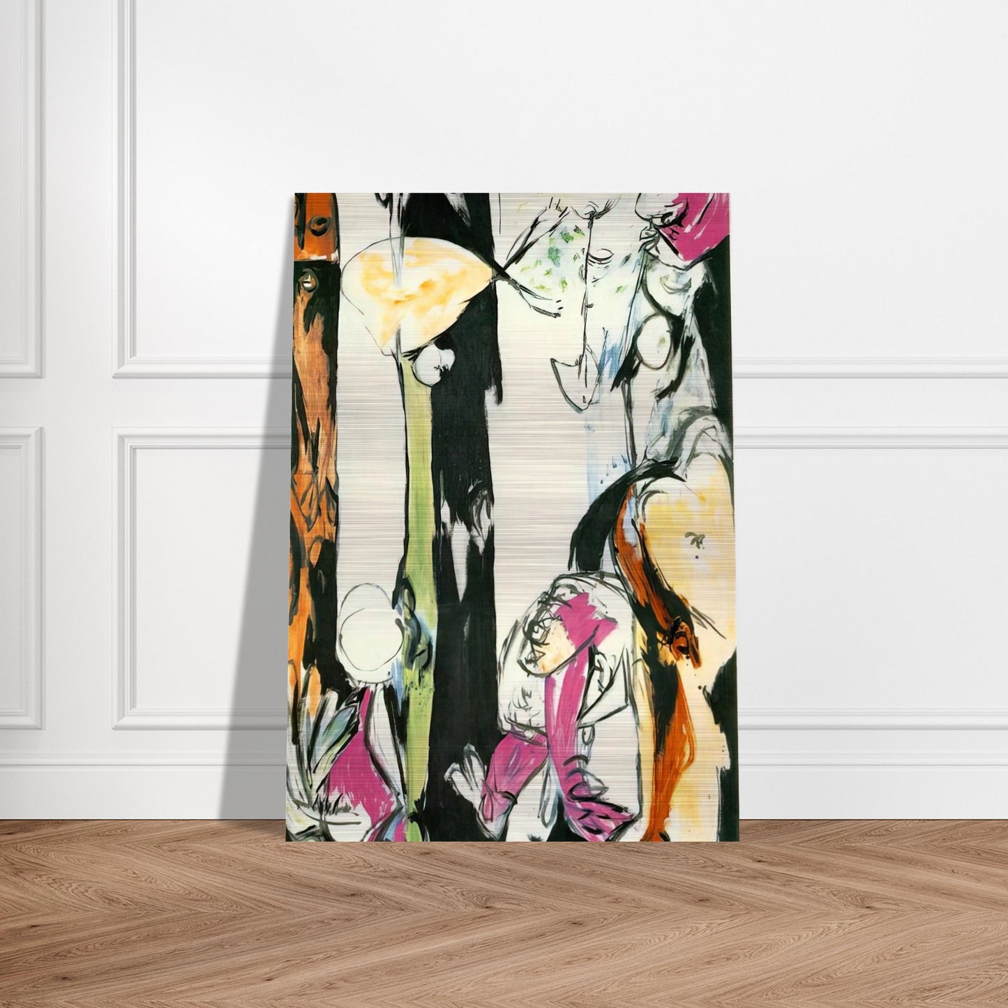 EASTER AND THE TOTEM - Jackson Pollock Brushed Aluminum Print - 70x100 cm / 28x40 inches | Jackson Pollock Aluminum Print | Jackson Pollock Prints