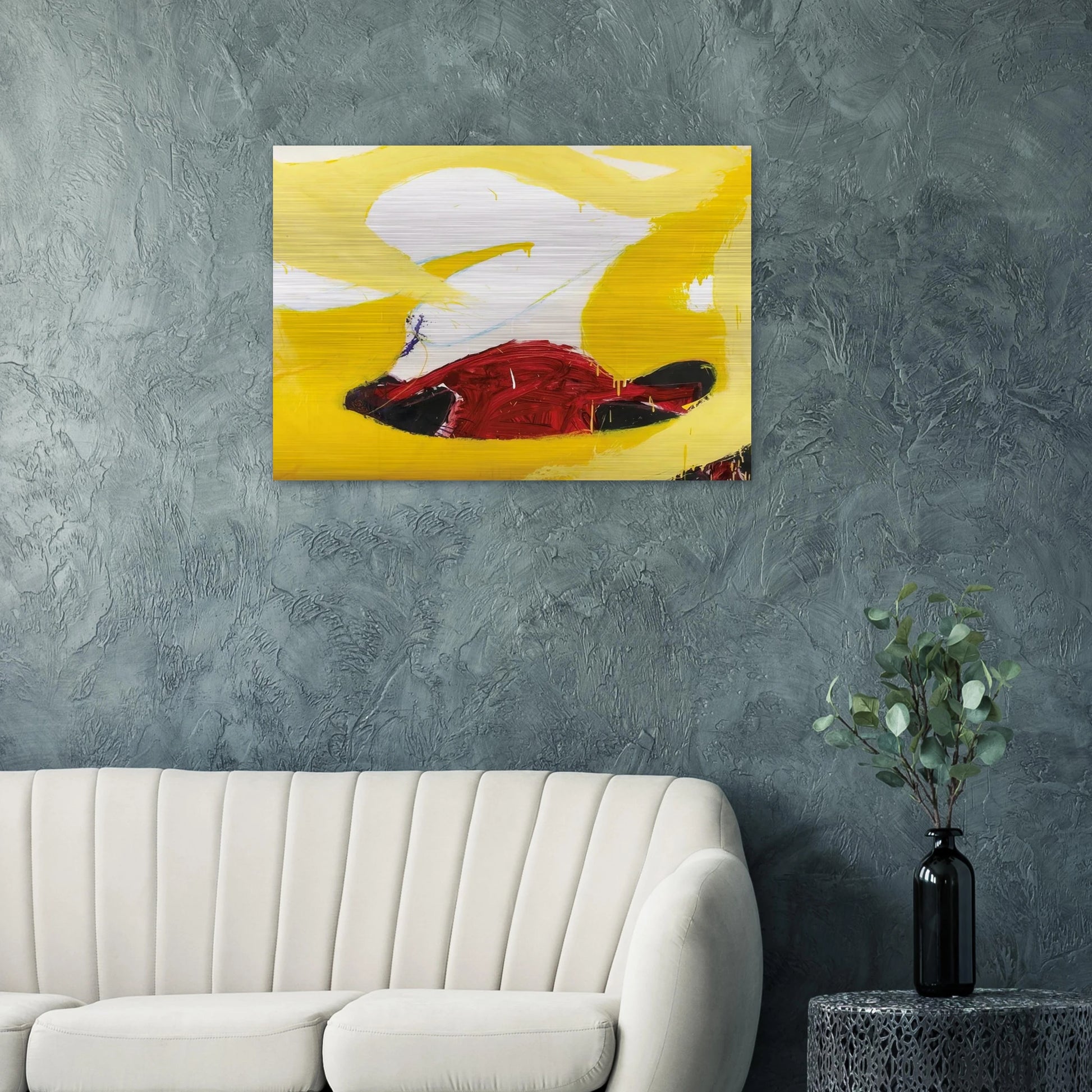 Untitled - 1972 - Norman Bluhm Brushed Aluminum Print - 70x100 cm / 28x40 inches | Norman Bluhm Aluminum Print | Norman Bluhm Prints