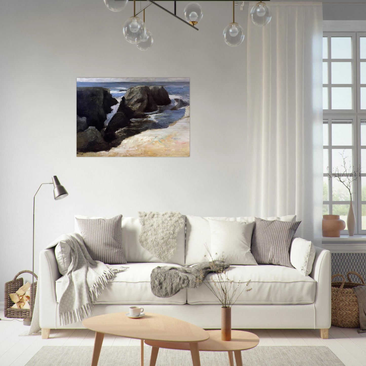 BELLE ILE 1896 0 - Henri Matisse Brushed Aluminum Print - 70x100 cm / 28x40 inches | Henri Matisse Aluminum Print | Henri Matisse Prints
