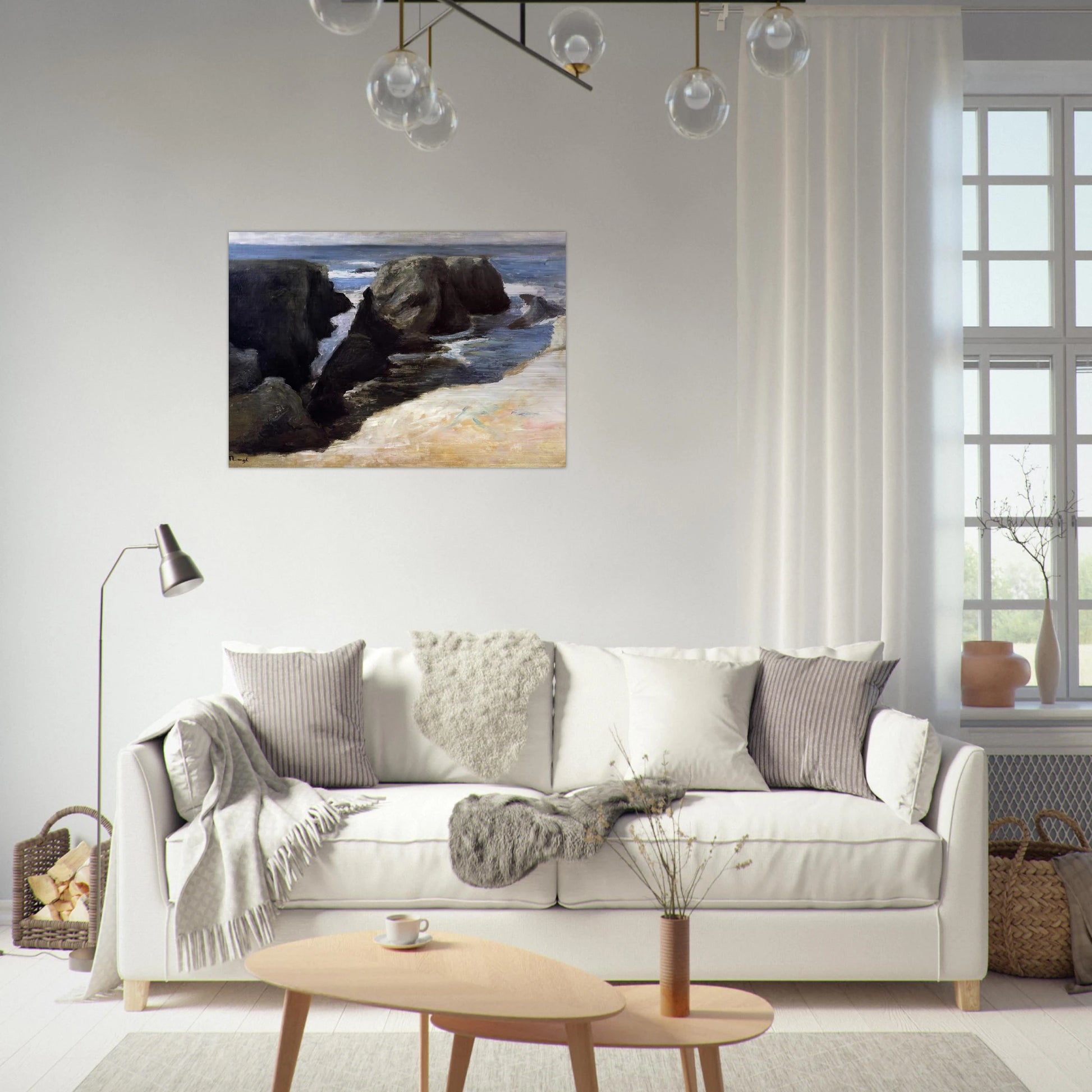 BELLE ILE 1896 0 - Henri Matisse Brushed Aluminum Print - 70x100 cm / 28x40 inches | Henri Matisse Aluminum Print | Henri Matisse Prints