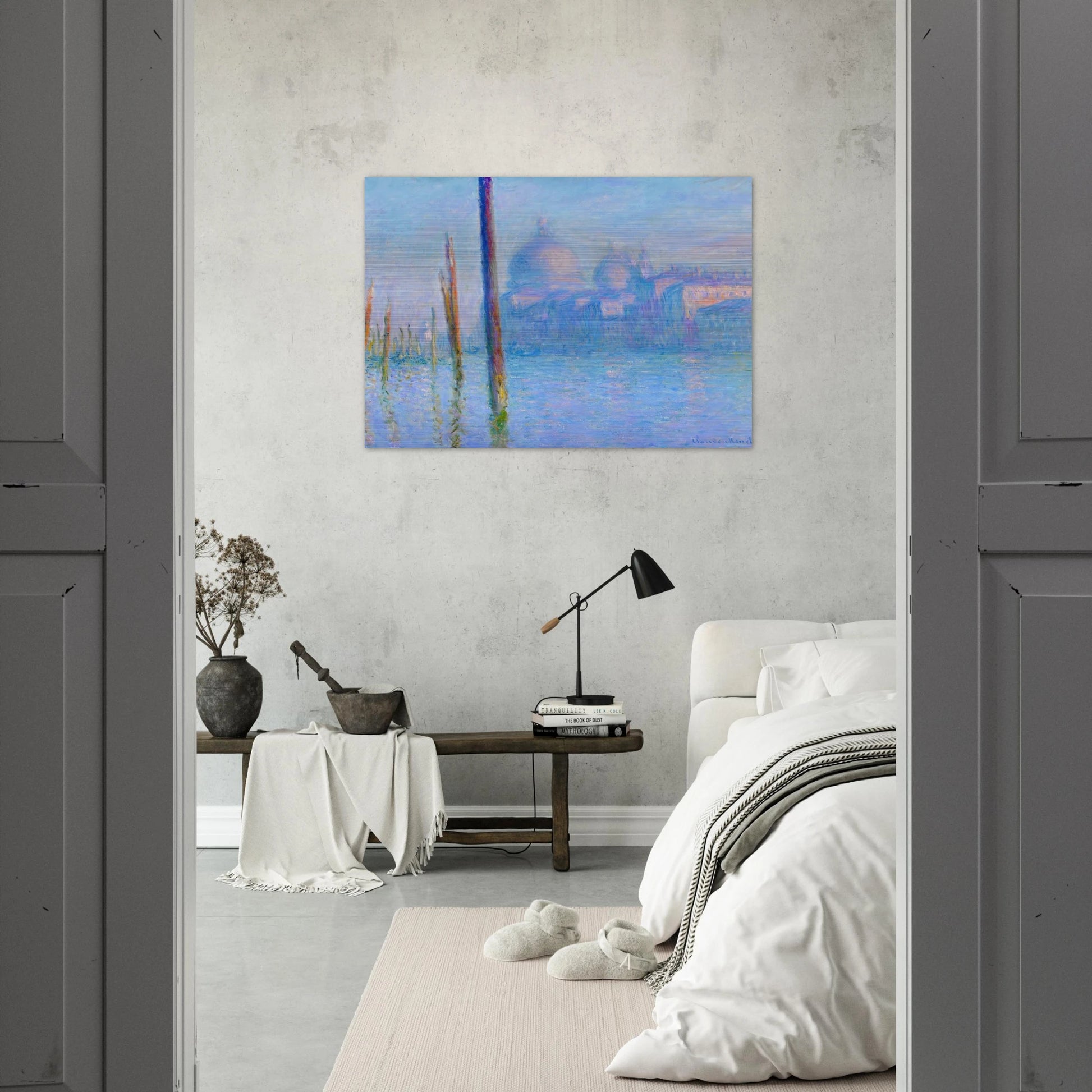 The Grand Canal, Venice - claude monet Brushed Aluminum Print - 70x100 cm / 28x40 inches | claude monet Aluminum Print | claude monet Prints