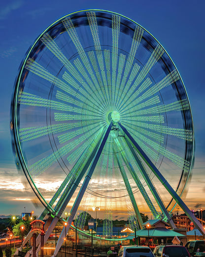Branson Ferris Wheel Art Print | Premium Fine Art Print | RedKalion