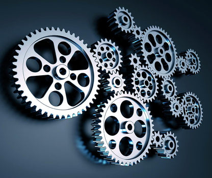 Cogs And Gears Art Print | Museum-Quality Fine Art Print | RedKalion