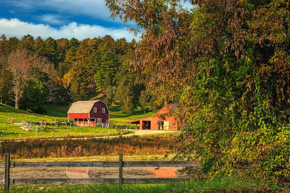 Connecticut Farms Art Print | Museum-Quality Fine Art Print | RedKalion