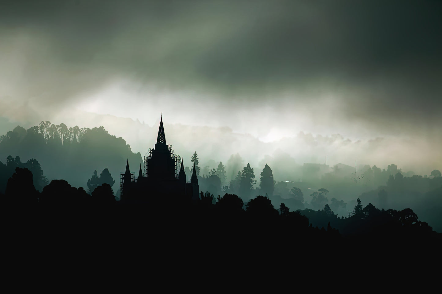 Dark Temple Inside Art Print | Premium Fine Art Reproduction | RedKalion