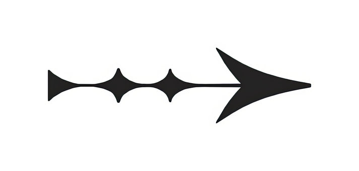 Fancy Arrow Art Print | Premium Museum-Quality Reproduction | RedKalion