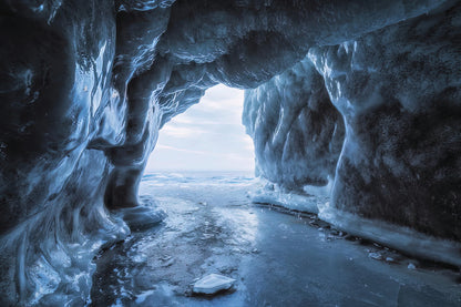 Frozen Cave Art Print | Fine Art Print of Lake Baikal | RedKalion