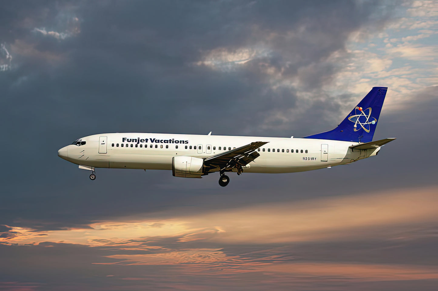 Funjet Airfare: Boeing 737-400 #30 Fine Art Print | RedKalion