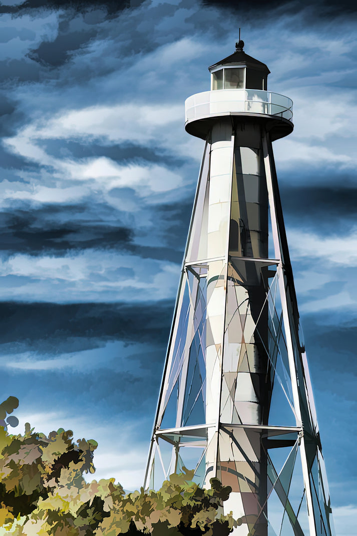 Gasparilla Island Lights Art Print | RedKalion