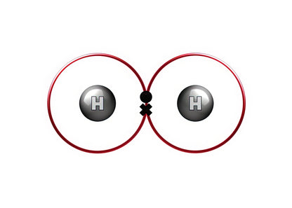 Hydrogen Bond Picture: Fine Art Print of Molecular Bond Formation | RedKalion
