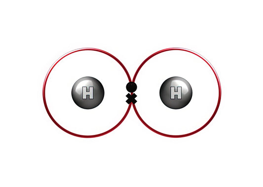 Hydrogen Bond Picture: Fine Art Print of Molecular Bond Formation | RedKalion