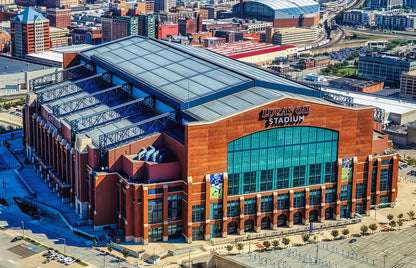 Indianapolis Colts Stadium Art Print | Lucas Oil Stadium Fine Art Print | RedKalion