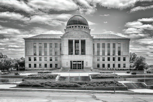 Judicial Branch Building Art Print | Architectural Fine Art Print | RedKalion