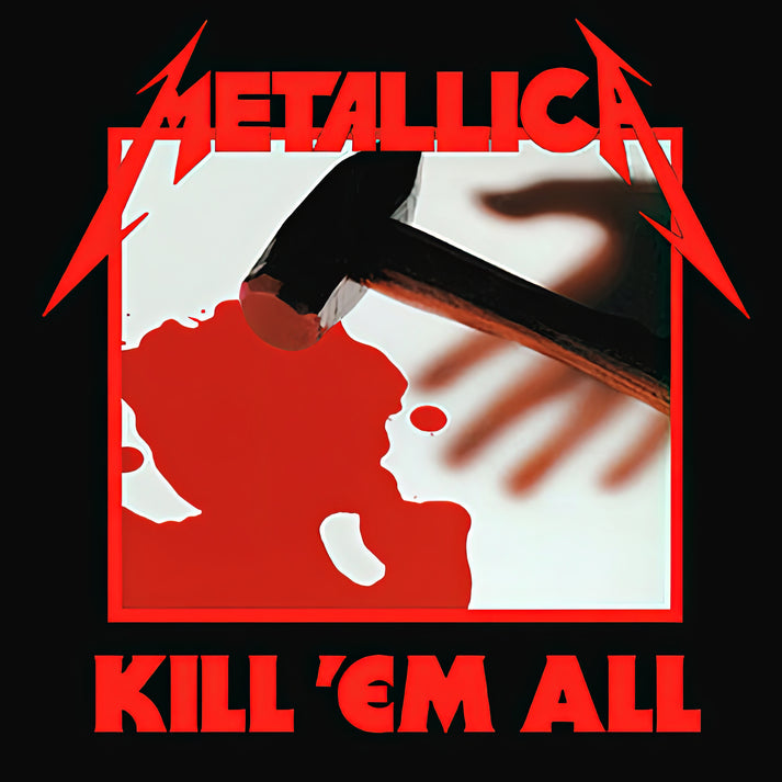 Metallica Kill Em All Album Cover 1983 Art Print | RedKalion